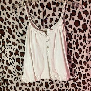 White Flare Crop Top
